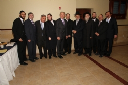 with Michael Reagen, Rabbi Gershon Tannenbaum, MichaelReagen