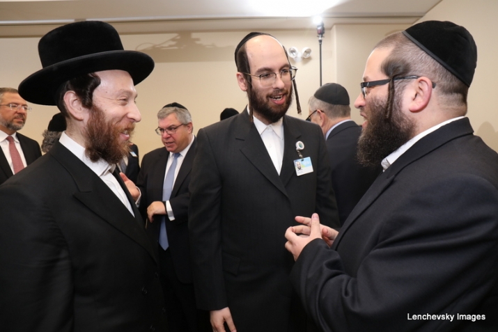 Rabbi Yecheskal Blau, Eliazer Igel, Pinny Ringel - Office of the Mayor, , , ezra friedlander