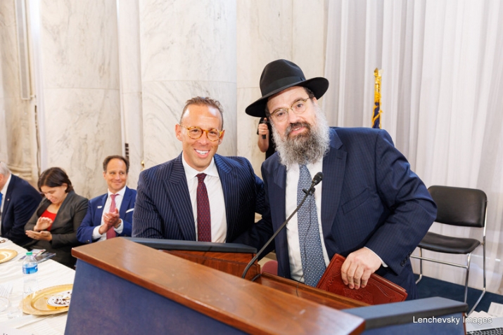 Morris Oiring, Rabbi Levi Shemtov, , , ezra friedlander