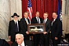 Rabbi Hillel Zaltzman, US Senator Sherrod Brown (D-OH), Rabbi Yechiel Eckstein, US Senator James Lankford (R-OK), US Senator Gary Peters (D-MI)