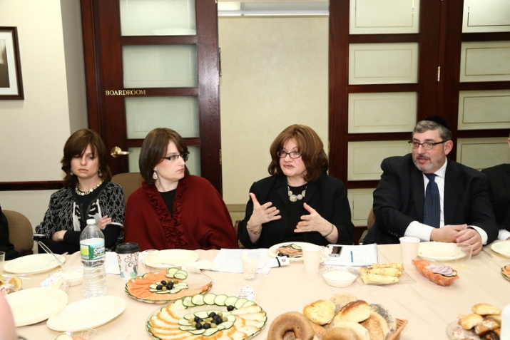 Leah Steinberg, Agudah Israel's director of special education affairs, , , ezra friedlander