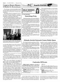 The Jewish Press - July 3, 3015, DebbieWassermanSchultz