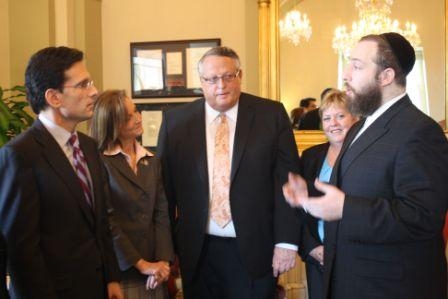 with House Majority Leader Eric Cantor and Rep. Nan Hayworth, , Bob Corker, ezra friedlander